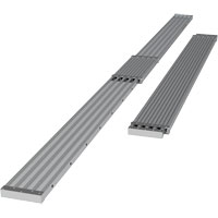 Planche de travail t&eacute;lescopique, 204" la x 12" pr, Capacit&eacute; de 250 lb, D&eacute;mont&eacute; Equipex
