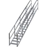 Syst&egrave;me d'escalier modulaire pour la construction de 17-21 marches SmartStairs, 157-1/2" ha Equipex
