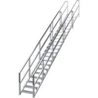 Syst&egrave;me d'escalier modulaire pour la construction de 17-21 marches SmartStairs, 157-1/2" ha Equipex