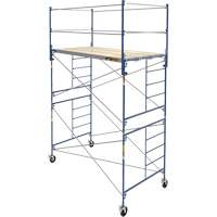 Complete Scaffold Tower with Casters, 66-2/10" D x 177-1/2" H Equipex
