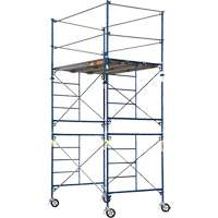 Complete Scaffold Tower with Casters, 69-1/2" D x 178" H Equipex