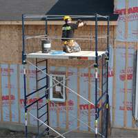 Complete Scaffold Tower with Casters, 69-1/2" D x 178" H Equipex