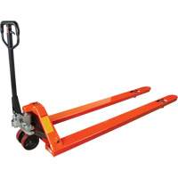 8' Long Fork Hydraulic Pallet Trucks, 96" L x 27" W, 4400 lbs. Capacity Equipex