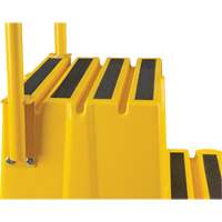 Industrial Step Stool, 4 Steps, 44" x 22-1/4" x 65-1/8" High Equipex