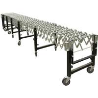 Convoyeur extensible, 18" la x 12' lo, Capacit&eacute; de 200 lb par pi lin. Equipex
