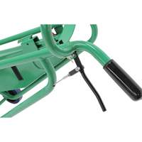 Powered Drum Hand Truck with Pneumatic Wheels Equipex