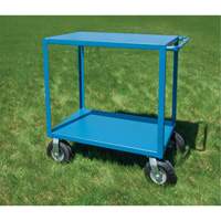  Chariot &agrave; tablettes pour l'ext&eacute;rieur, 2 Tiers, 18" la x 39" h x 33" p, Capacit&eacute; 1200 lb Equipex
