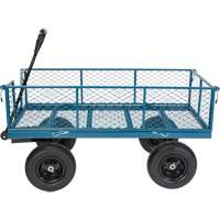 Wagon with Drop Sides, 24" W x 48" L, 800 lbs. Capacity Equipex