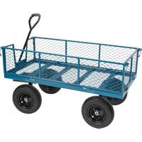 Wagon with Drop Sides, 24" W x 48" L, 800 lbs. Capacity Equipex
