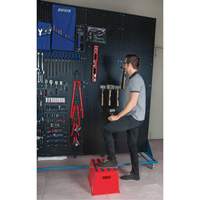 Industrial Step Stool, 20-7/8" x 12-3/16" x 12" High Equipex