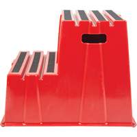 Industrial Step Stool, 2 Steps, 26" x 22-7/16" x 19-11/16" High Equipex