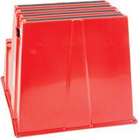 Industrial Step Stool, 2 Steps, 26" x 22-7/16" x 19-11/16" High Equipex