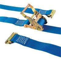 Logistic Strap, Ratchet, 2" W x 20' L, 1000 lbs. (454 kg) WLL Equipex