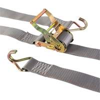 Heavy-Duty Utility Strap, J-Hook, 2" W x 16' L, 500 lbs. (227 kg) WLL Equipex