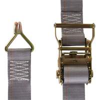Heavy-Duty Utility Strap, J-Hook, 2" W x 16' L, 500 lbs. (227 kg) WLL Equipex