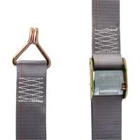Ratchet Strap, Cam Buckle, 2" W x 16' L, 500 lbs. (227 kg) WLL Equipex