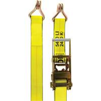 Winch Strap, J-Hook, 3" W x 30' L, 5400 lbs. (2449 kg) Working Load Limit Equipex