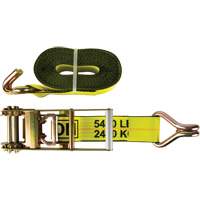 Winch Strap, J-Hook, 3" W x 30' L, 5400 lbs. (2449 kg) Working Load Limit Equipex