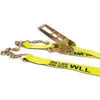 Winch Strap, Chain Anchor, 3" W x 30' L, 5400 lbs. (2449 kg) Working Load Limit Equipex