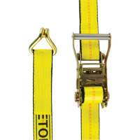Winch Strap, J-Hook, 2" W x 30' L, 3335 lbs. (1512 kg) Working Load Limit Equipex