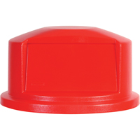 Round Brute&reg; Tops, Dome Lid, Plastic/Polyethylene, Fits Container Size: 22" Dia. Equipex