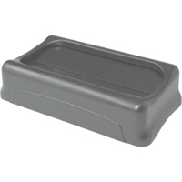 Slim Jim&reg; Top, Swing Lid, Plastic, Fits Container Size: 22" x 11" Equipex
