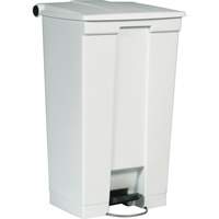 Poubelle &agrave; dessus plat, Poly&eacute;thyl&egrave;ne, Capacit&eacute; 23 gal. US Equipex