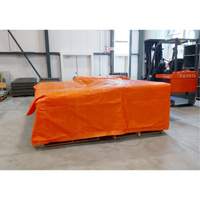 Insulated Tarps, Polyethylene, Orange, 20' x 12' x 8 mils Equipex