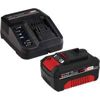 Power X-Change Battery & Charger Starter Kit, Lithium-Ion, 18 V Equipex