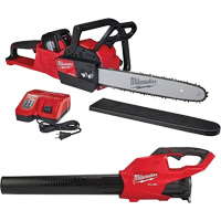Cordless Chainsaw & Blower Kit, 16", Battery Powered, 18 V Equipex