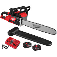 Fuel 20" Dual Battery Chainsaw Kit, Battery Powered, 5.8 HP Equipex
