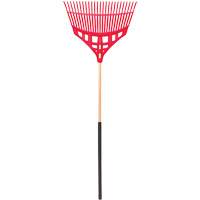 R&acirc;teau &agrave; feuilles, Lame 24", Manche Bois, Lame Plastique Equipex