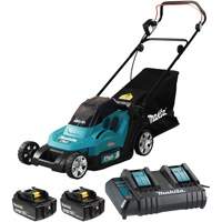 Ensemble de tondeuse LXT 36 V 5,0 Ah, Pouss&eacute;e, &agrave; pile, Largeur de coupe 17" Equipex