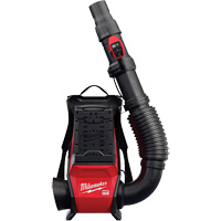 Souffleur dorsal MX FUEL, Vitesse d'air 190 mi/h, &agrave; pile Equipex