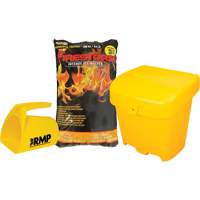 Ensemble de produit de d&eacute;glaçage intense Firestorm avec 56 sacs, Sac, 44 lb (20 kg), Point de fonte -32°C (-25°F) Equipex