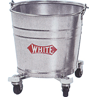 Steel Mop Buckets, 6.5 US Gal. (26 qt.) Capacity Equipex
