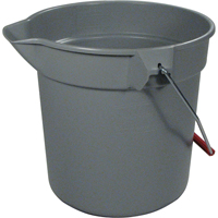 Brute&reg; Bucket, 2.5 US Gal. (10 qt.) Capacity, Grey Equipex