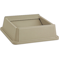 Untouchable&reg; Containers, Swing Lid, Plastic/Polyethylene, Fits Container Size: 19-3/4"x 19-3/4" Equipex