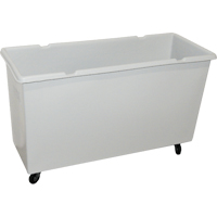 Mini Starcart Box Truck, Polyethylene, 48" L x 19" W x 28" H, 9 cu. ft. Volume, 300 lbs. Capacity Equipex