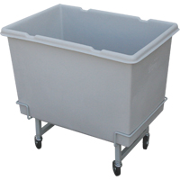 Starcart Elevated Box Truck, Polyethylene, 33" L x 23" W x 29" H, 7 cu. ft. Volume, 200 lbs. Capacity Equipex
