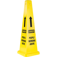 C&ocirc;nes de d&eacute;viation  People Working Above , Anglais avec pictogramme Equipex