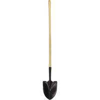 Pelle ronde, Lame Acier durci, Bois, Manche Droit Equipex