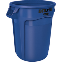 Contenants ronds Brute, Vrac, Poly&eacute;thyl&egrave;ne, 32 gal. US Equipex