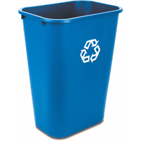 Contenant de recyclage, De bureau, Plastique, 41-1/4 pintes US Equipex