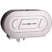 Twin Jumbo Toilet Paper Dispenser, Multiple Roll Capacity Equipex