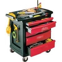 5-Drawer Mobile Work Centre, Plastic Surface Equipex
