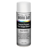 Industrial Work Day Paint, White, Gloss, 10 oz., Aerosol Can Equipex