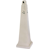 Groundskeeper Cigarette Waste Collectors, Free-Standing, Plastic, 1 US gal. Capacity, 39-3/4" Height Equipex