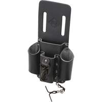 Poche pour ceinture porte-outils, Porte-outil multiple, Cuir, 4 Poches Equipex