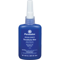 Removable Strength Threadlocker, Blue, Medium, 50 ml, Bottle Equipex
